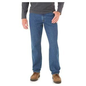 Wrangler Rustler Men's Relaxed Fit Jeans - Dk Stonewash 42x29 NWT